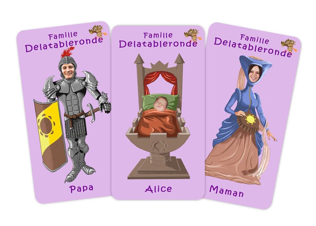 Jeu de 7 familles personnalisé - Déguisés